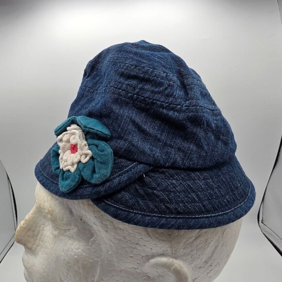 Koala Baby Girls Blue Denim Bucket Hat Outdoors Summer Casual Beach Walking - Picture 2 of 9